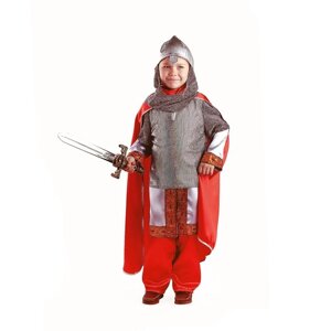 Карнавальный костюм 'Богатырь'текстиль, размер 26, рост 104 см