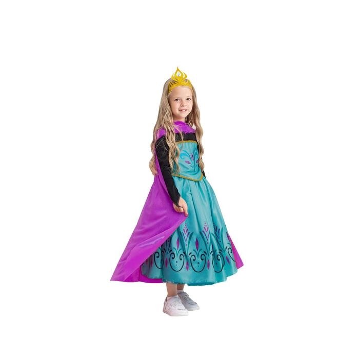 Карнавальный костюм 'Эльза', платье-трансформер, жакет, диадема, р. 32, рост 122 см от компании Интернет-магазин "Flap" - фото 1