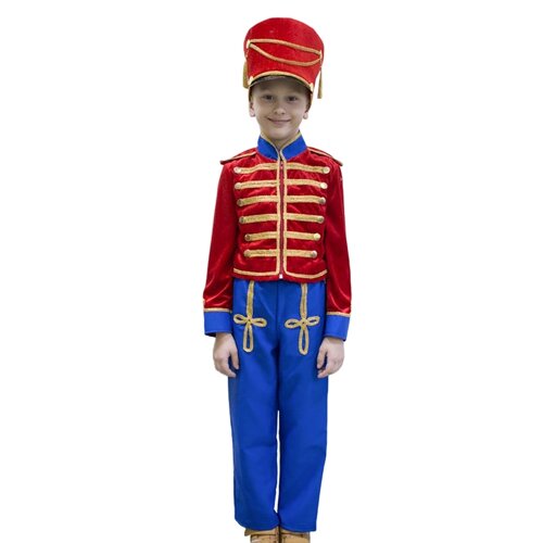 Карнавальный костюм 'Гусар'кивер, сюртук, штаны, рост 110 см