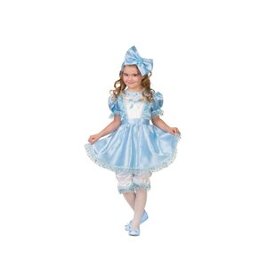 Карнавальный костюм 'Мальвина'платье, повязка, р. 34, рост 134 см