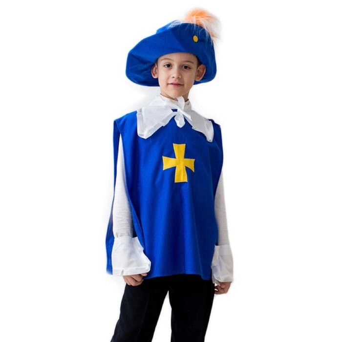 Карнавальный костюм 'Мушкетёр', 5-7 лет, рост 122-134 см от компании Интернет-магазин "Flap" - фото 1