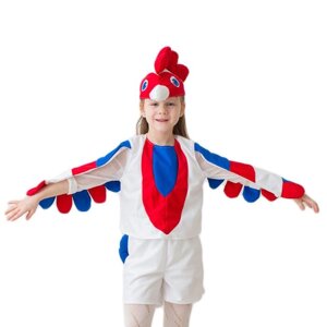 Карнавальный костюм 'Петушок'3-5 лет, рост 104-116 см, цвет белый