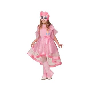 Карнавальный костюм 'Пинки Пай'платье, маска, гетры, р. 26, рост 104 см