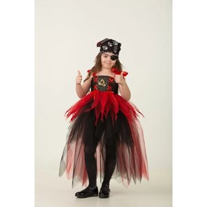 Карнавальный костюм 'Пиратка'сделай сам, корсет, ленты, брошки, аксессуары