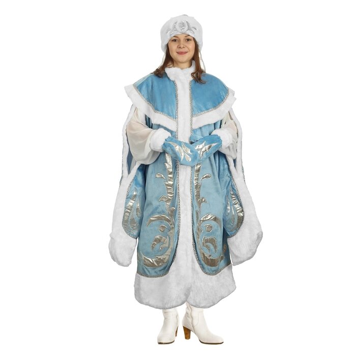 Карнавальный костюм 'Снегурочка-боярыня', р-р 44-48, рост 170 см от компании Интернет-магазин "Flap" - фото 1
