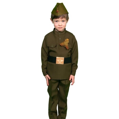 Карнавальный костюм 'Солдатик в брюках'рост 122128 см