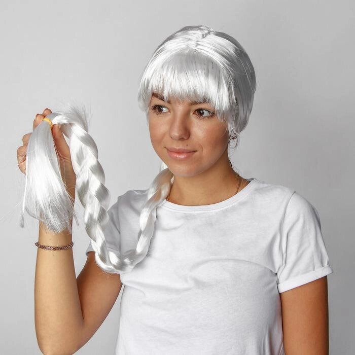 Карнавальный парик 'Красотка', с косой от компании Интернет-магазин "Flap" - фото 1
