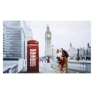 Картина на холсте 'Влюбённый Лондон' 60х100 см