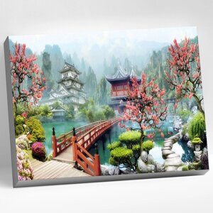 Картина по номерам 40 x 50 см 'Японский пейзаж' 28 цветов