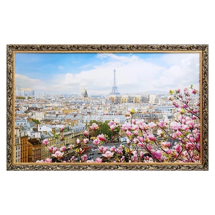 Картина 'Весенний Париж' 67*107 см от компании Интернет-магазин "Flap" - фото 1
