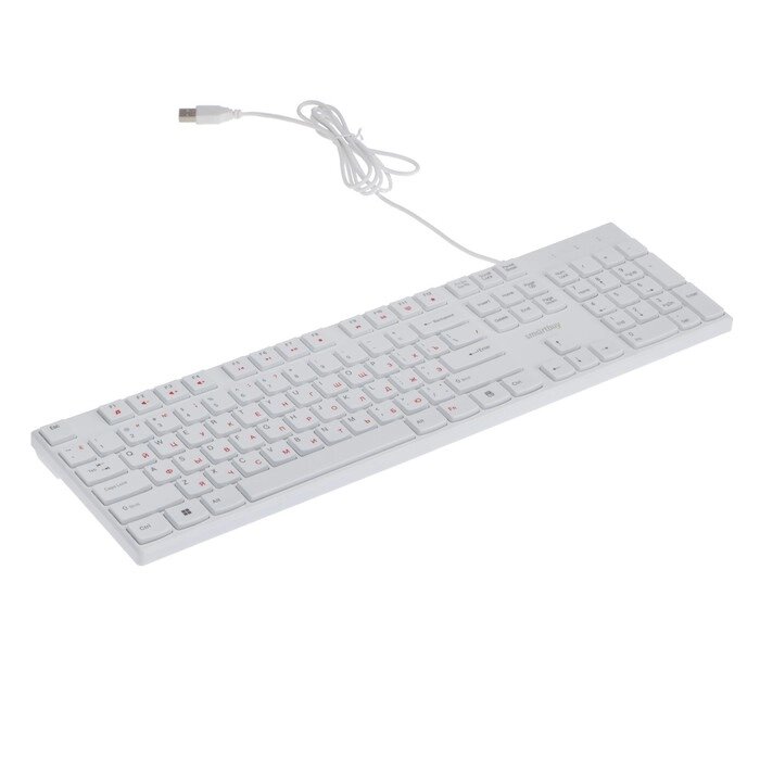 Клавиатура Smartbuy ONE 238, проводная, мембранная, 104 клавиши, USB, белая от компании Интернет-магазин "Flap" - фото 1