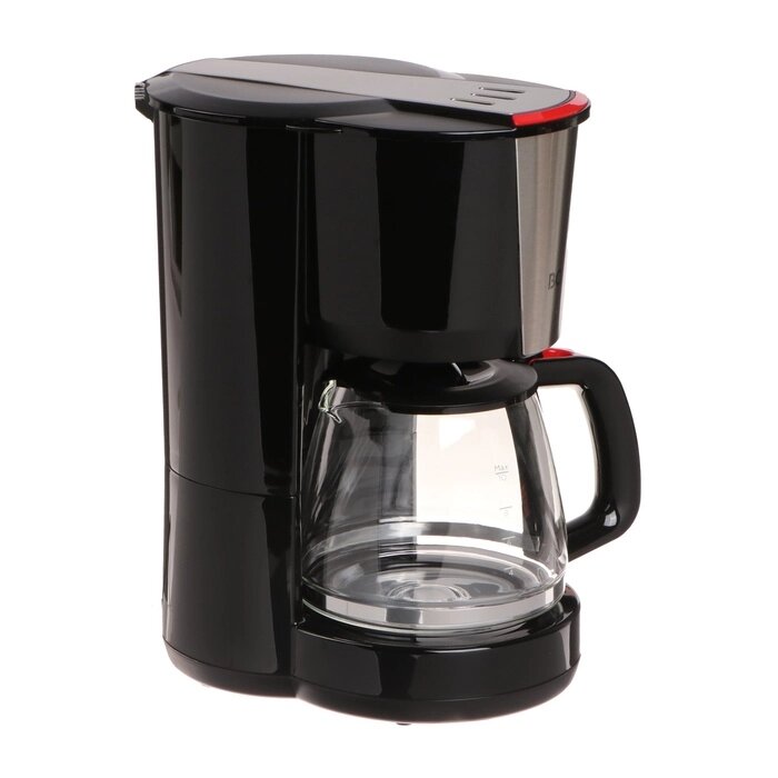 Кофеварка BQ CM1008, капельная, 1000 Вт, 1.25 л, чёрная от компании Интернет-магазин "Flap" - фото 1