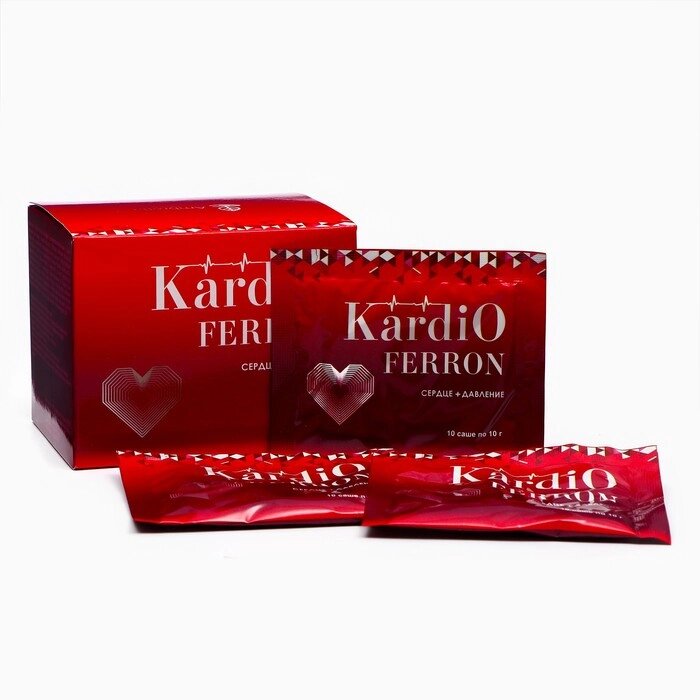 Комплекс Сердце+Давление Kardio Ferron, 10 пакетов по 10 г. от компании Интернет-магазин "Flap" - фото 1