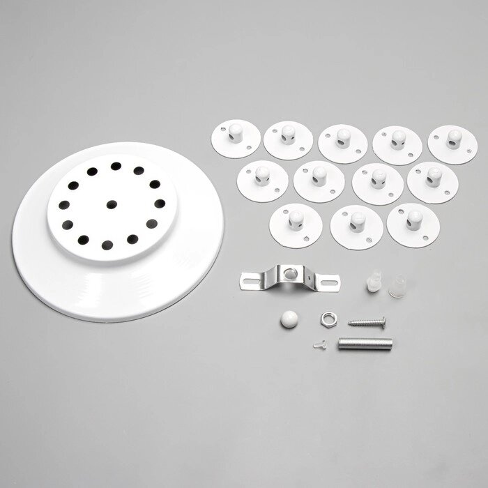 Комплект для светильника 'Паук-12' белый 25х25х4см от компании Интернет-магазин "Flap" - фото 1