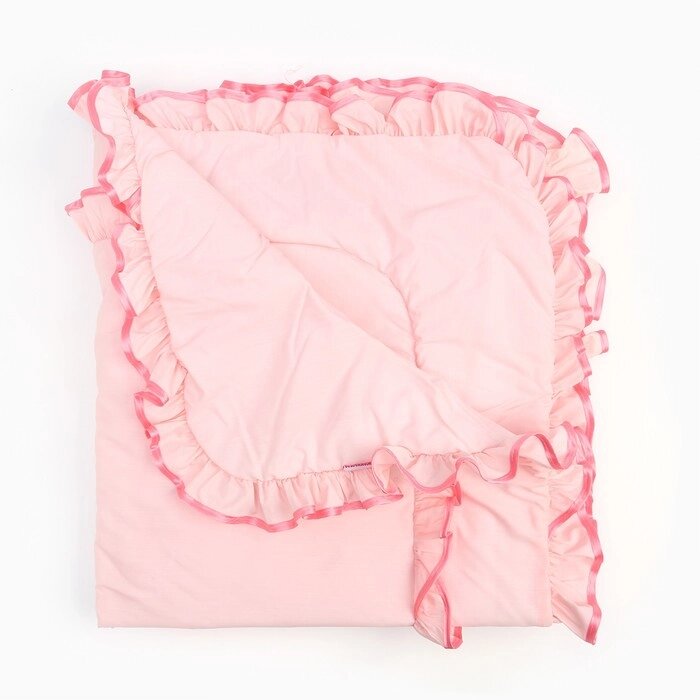 Конверт-одеяло, цвет розовый, р-р 100х100 см от компании Интернет-магазин "Flap" - фото 1