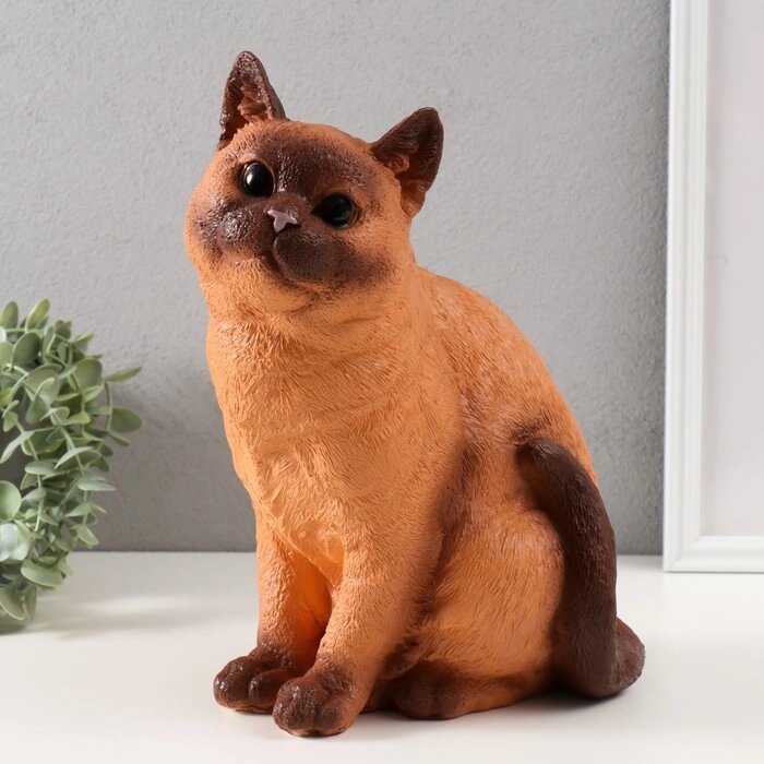 Копилка  'Кошка Сиамская окраска' высота 31,5 см, ширина 16 см, длина 24 см. от компании Интернет-магазин "Flap" - фото 1