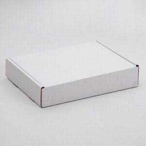 Коробка для пирога, белая, 32,6 x 22,9 x 4,8 см (комплект из 20 шт.)