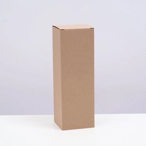 Коробка под бутылку, бурая, 12 х 12 х 36 см (комплект из 10 шт.)