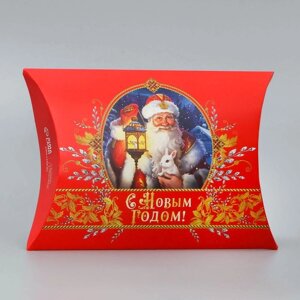 Коробка сборная фигурная 'С Новым годом'Дед Мороз, 19 x 14 x 4 см (комплект из 5 шт.)