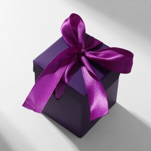 Коробочка подарочная 'Презент' 6x6x6, фиолетовый (комплект из 12 шт.)