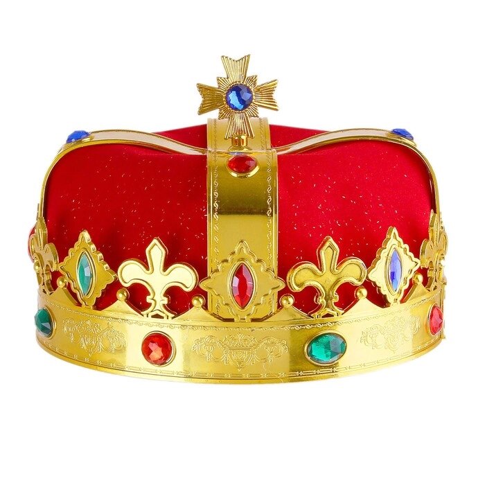 Корона 'Король', цвет красный от компании Интернет-магазин "Flap" - фото 1