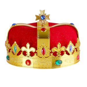 Корона 'Король'цвет красный