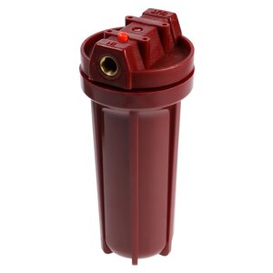 Корпус для фильтра 'Аквабрайт' АБФ-ГОР-12, 1/2'для горячей воды, ключ и крепеж, красный