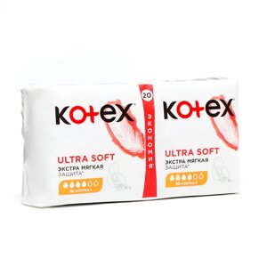 Kotex прокладки Ultra Soft Normal, 20 шт