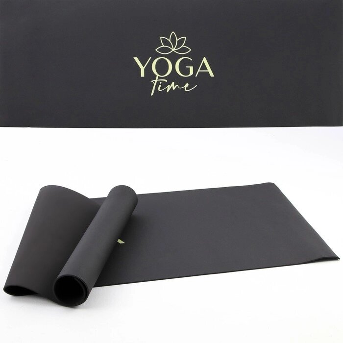 Коврик для йоги 'Yoga time', 173 х 61 х 0,4 см от компании Интернет-магазин "Flap" - фото 1