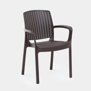 Кресло 'Rodos' 55 х 59 х 82 см, коричневое