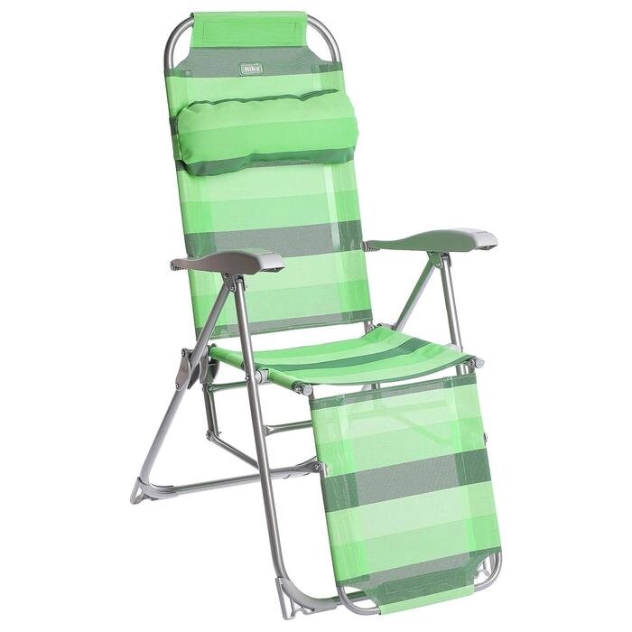 Кресло-шезлонг, 82x59x116 см, цвет зелёный от компании Интернет-магазин "Flap" - фото 1