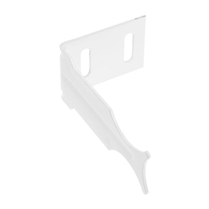 Кронштейн для радиатора MasterProf ИС. 030108, угловой, универсальный, усиленный, белый от компании Интернет-магазин "Flap" - фото 1