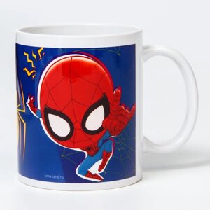Кружка сублимация,350 мл 'Super Hero'Человек-паук