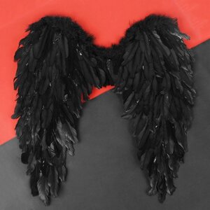 Крылья ангела, 60 x 57 см, цвет чёрный