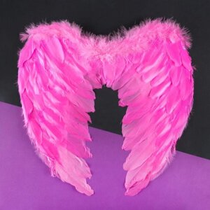 Крылья ангела, на резинке, 35 x 40 см, цвет розовый