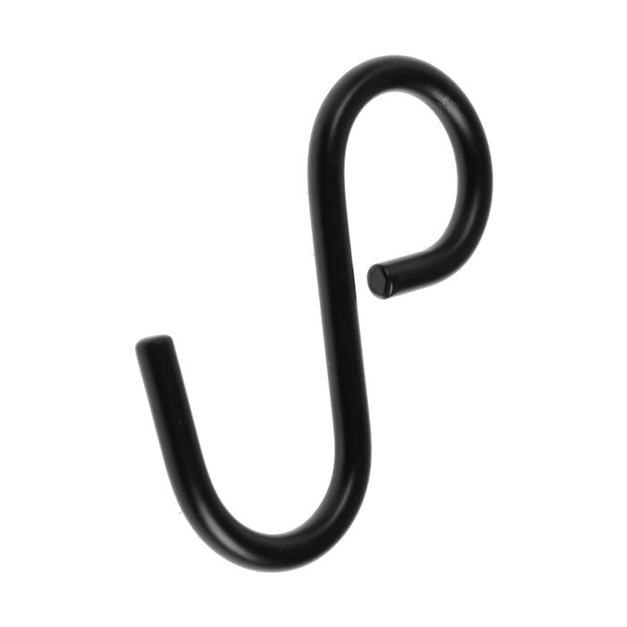 Крючек для рейлинга не съемный, цвет матовый черный от компании Интернет-магазин "Flap" - фото 1