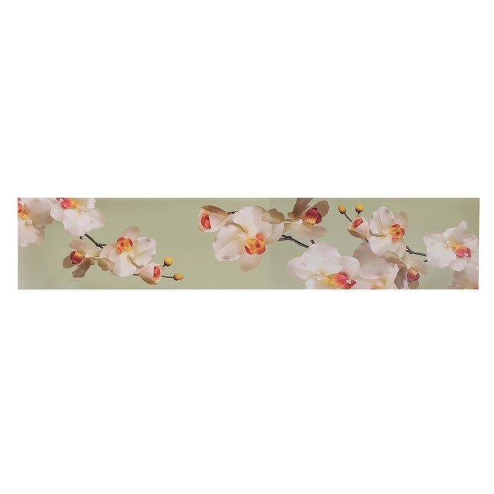 Кухонный фартук 'Нежные орхидеи' (фотопечать) 3000х600 мм от компании Интернет-магазин "Flap" - фото 1