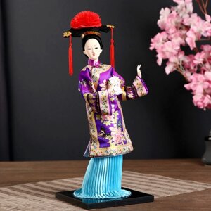 Кукла коллекционная 'Китаянка в национ. платье с письменами' МИКС 32х12,5х12,5 см