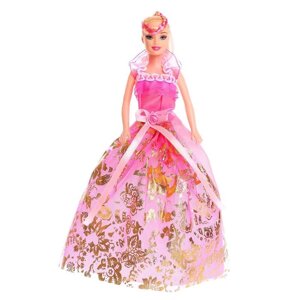 Кукла-модель 'Эмма' в платье, МИКС