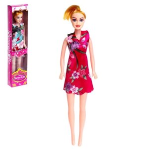 Кукла-модель 'Оля' в платье, МИКС