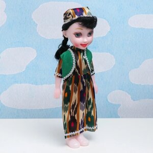 Кукла в национальном узбекском наряде 43см, микс