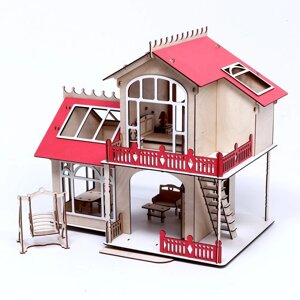 Кукольный дом, с мебелью 'Загородный коттедж'