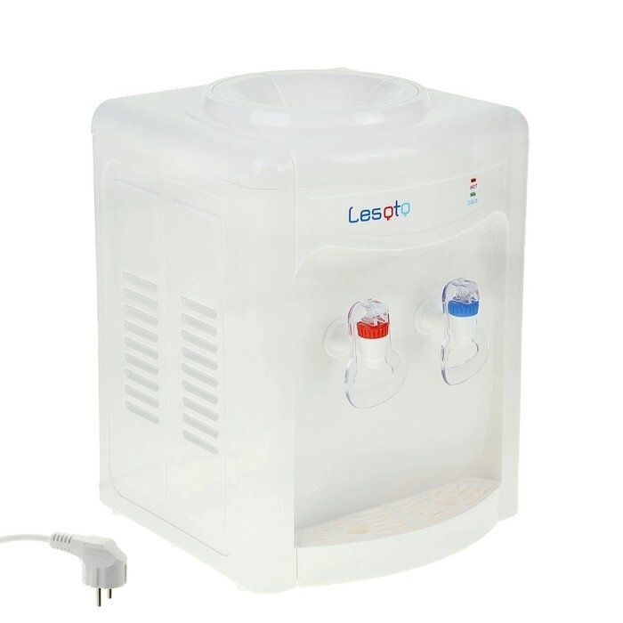 Кулер для воды LESOTO 34 TD, нагрев и охлаждение, 500-550/68 Вт, белый от компании Интернет-магазин "Flap" - фото 1