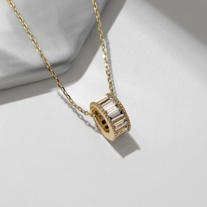 Кулон XUPING кольцо, цвет золото, 40 см от компании Интернет-магазин "Flap" - фото 1