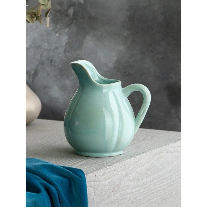 Кувшин керамический 'Мешхед', 1,5 л, голубой, 1 сорт, Иран от компании Интернет-магазин "Flap" - фото 1