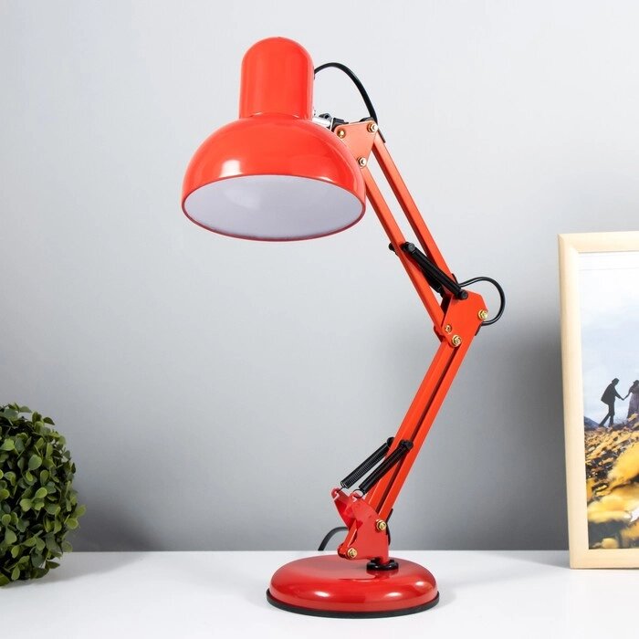 Лампа настольная 810 'Деко, красная' E27 40W RISALUX от компании Интернет-магазин "Flap" - фото 1