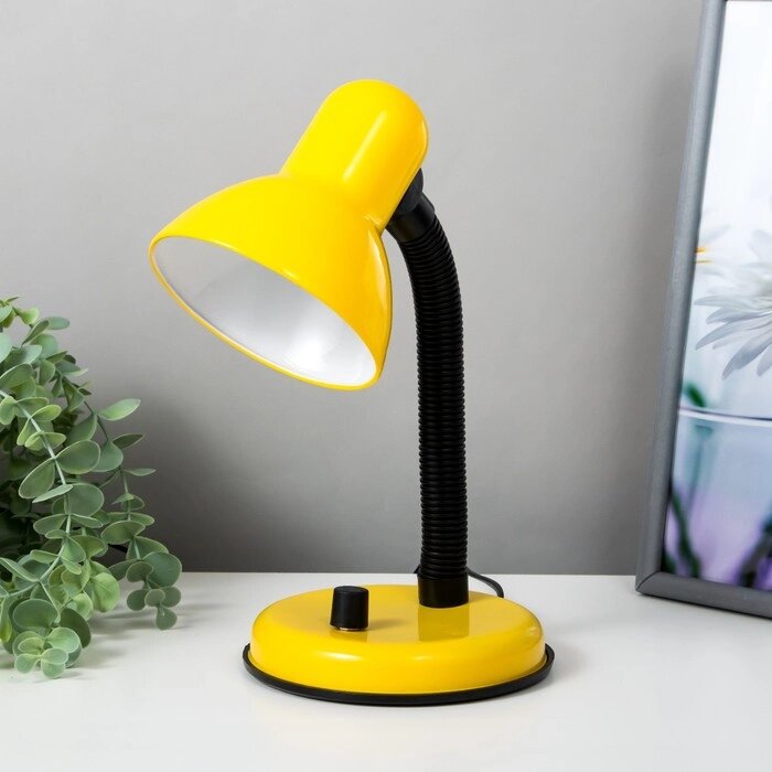 Лампа настольная Е27, светорегулятор (220В) желтая (203А) RISALUX от компании Интернет-магазин "Flap" - фото 1
