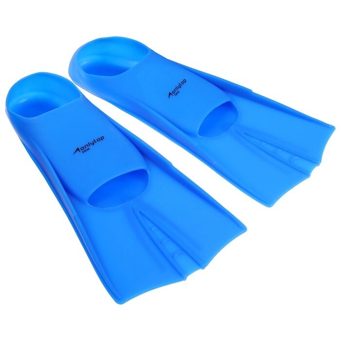 Ласты для плавания ONLYTOP, р. 42-44, цвет синий от компании Интернет-магазин "Flap" - фото 1