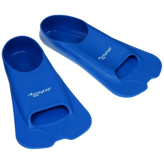Ласты для плавания ONLYTOP, р. M (40-42), цвет синий от компании Интернет-магазин "Flap" - фото 1