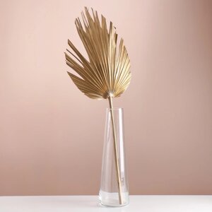 Лист пальмы Вашингтония 'Пика' 50-60 (6 см), 1 шт, цв. золотой металлик